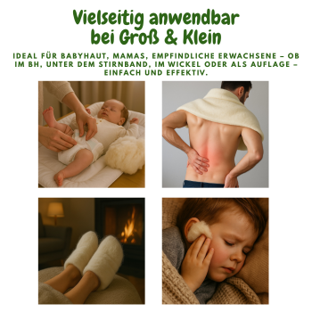 Preview: Bio-Heilwolle, kbT (500 g verpackungsfrei) Preview: Bio-Heilwolle, kbT (500 g verpackungsfrei)